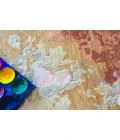 Exquisite Rugs Cosmo Ivory/Beige/Blue 63131X16 1ft.X1ft.6in. Rect. Rug