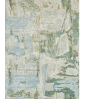 Exquisite Rugs Luxury Laureno Ivory/Green 63141X16 1ft.X1ft.6in. Rect. Rug