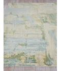 Exquisite Rugs Luxury Laureno Ivory/Green 63141X16 1ft.X1ft.6in. Rect. Rug
