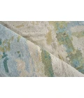 Exquisite Rugs Luxury Laureno Ivory/Green 63141X16 1ft.X1ft.6in. Rect. Rug