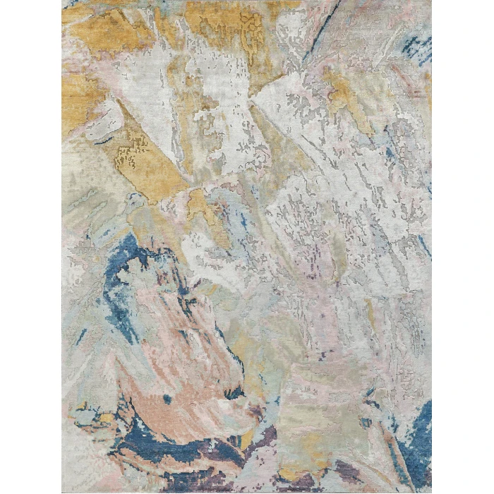 Exquisite Rugs Floor Art Ivory/Gold/Blue 631512X15 12ft.X15ft. Rect. Rug