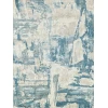 Exquisite Rugs Luxury Laureno Ivory/Light Blue 63161X16 1ft.X1ft.6in. Rect. Rug
