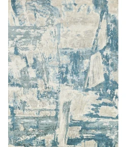Exquisite Rugs Luxury Laureno Ivory/Light Blue 63161X16 1ft.X1ft.6in. Rect. Rug