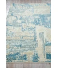 Exquisite Rugs Luxury Laureno Ivory/Light Blue 63161X16 1ft.X1ft.6in. Rect. Rug