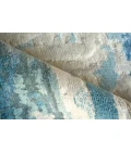 Exquisite Rugs Luxury Laureno Ivory/Light Blue 63161X16 1ft.X1ft.6in. Rect. Rug