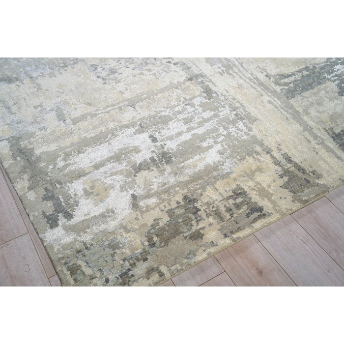 Exquisite Rugs Luxury Laureno Ivory/Gray 63181X16 1ft.X1ft.6in. Rect. Rug