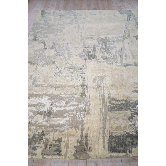 Exquisite Rugs Luxury Laureno Ivory/Gray 63181X16 1ft.X1ft.6in. Rect. Rug