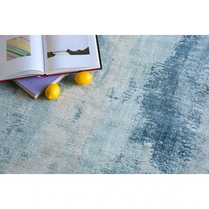 Exquisite Rugs Stone Wash Gazni Blue 632910X14 10ft.X14ft. Rect. Rug