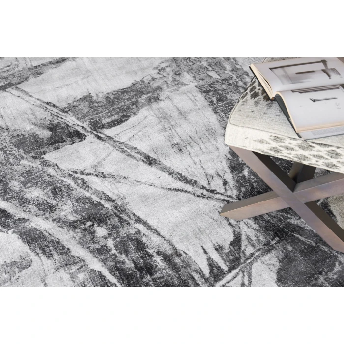 Exquisite Rugs Kyoto Silver/Black 633112X15 12ft.X15ft. Rect. Rug