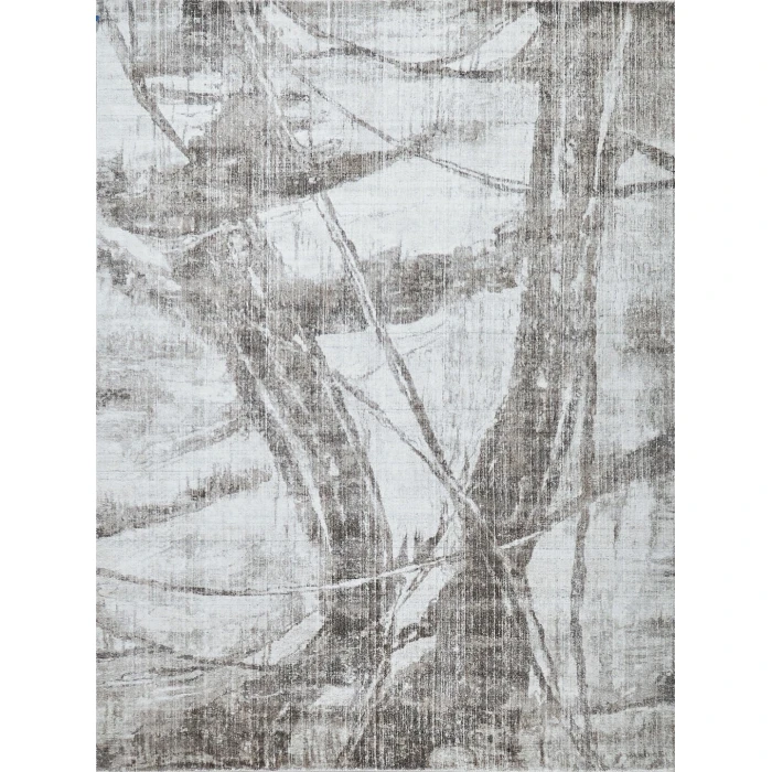 Exquisite Rugs Kyoto Silver/Beige 63321X16 1ft.X1ft.6in. Rect. Rug
