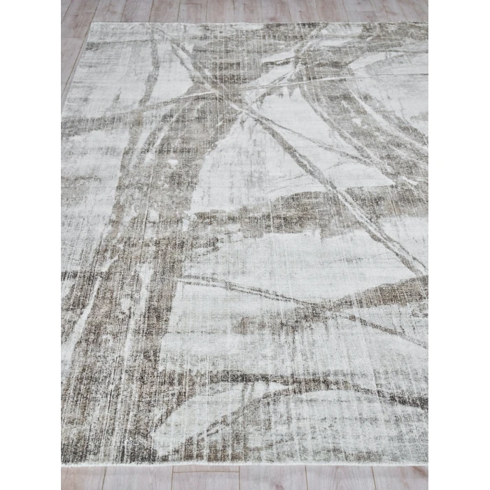 Exquisite Rugs Kyoto Silver/Beige 63321X16 1ft.X1ft.6in. Rect. Rug