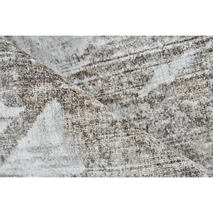 Exquisite Rugs Kyoto Silver/Beige 63321X16 1ft.X1ft.6in. Rect. Rug