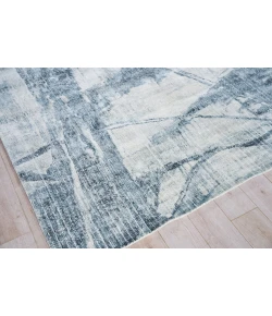 Exquisite Rugs Kyoto Silver/Blue 63338X10 8ft.X10ft. Rect. Rug