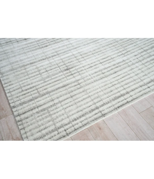 Exquisite Rugs Allure Ivory/Silver 63376X9 6ft.X9ft. Rect. Rug