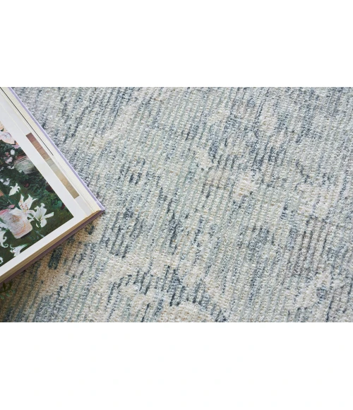 Exquisite Rugs Tuscany Ivory/Blue 63418X10 8ft.X10ft. Rect. Rug