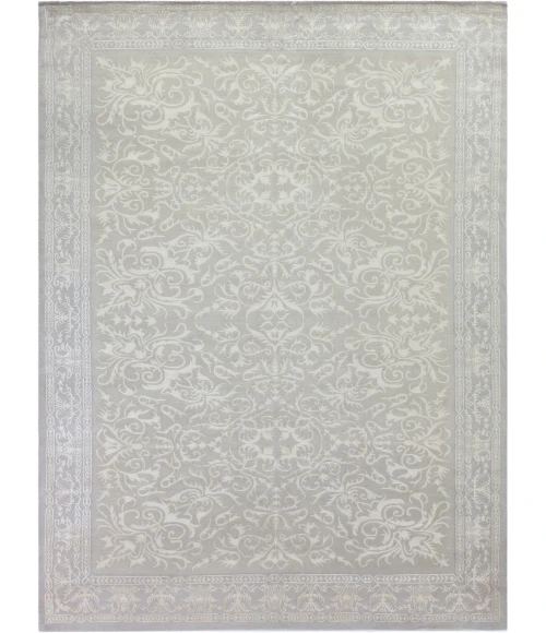 Exquisite Rugs Velvet Ivory/Silver 6371B3X96 3ft.X9ft.6in. Rect. Rug