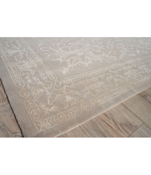 Exquisite Rugs Velvet Ivory/Silver 6371B3X96 3ft.X9ft.6in. Rect. Rug