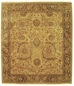 Exquisite Rugs Moghul Wheat/Brown 65008X8 ROUND 8ft.X8ft. ROUND Round Rug