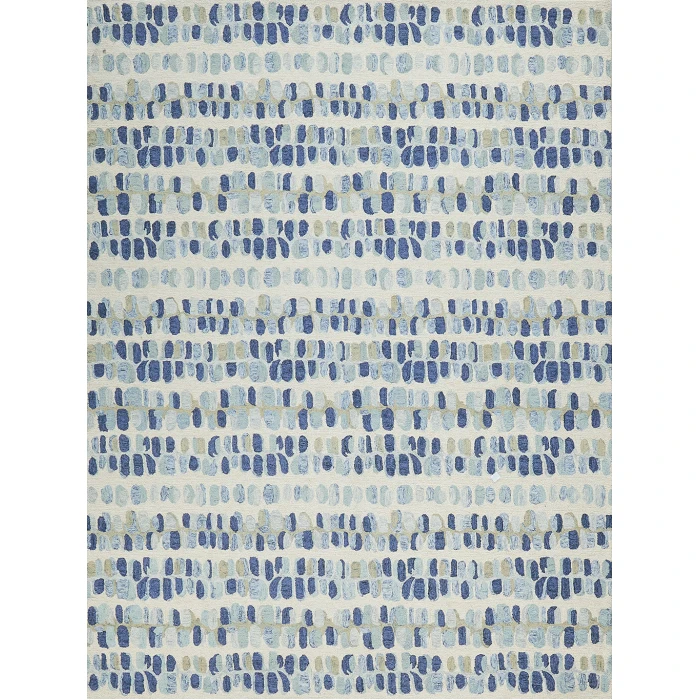 Exquisite Rugs Colorplay Navy/Beige 650610X14 10ft.X14ft. Rect. Rug