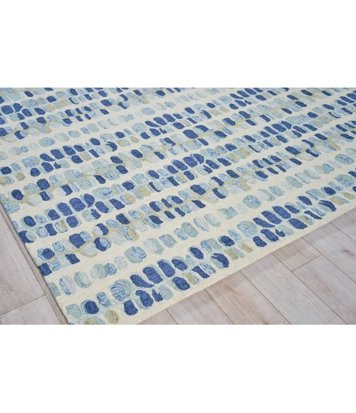 Exquisite Rugs Colorplay Navy/Beige 650612X15 12ft.X15ft. Rect. Rug