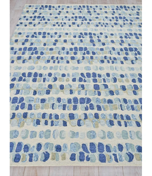 Exquisite Rugs Colorplay Navy/Beige 650612X15 12ft.X15ft. Rect. Rug