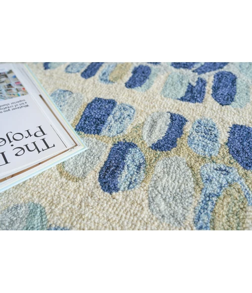 Exquisite Rugs Colorplay Navy/Beige 650612X15 12ft.X15ft. Rect. Rug