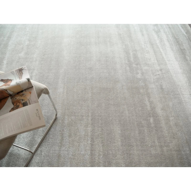 Exquisite Rugs Velutto Modern Light Silver 65382X3 2ft.X3ft. Rect. Rug