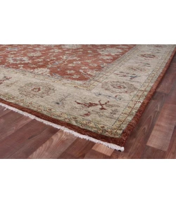 Exquisite Rugs Antique Weave Ziegler Brick/Beige 654314X18 14ft.X18ft. Rect. Rug