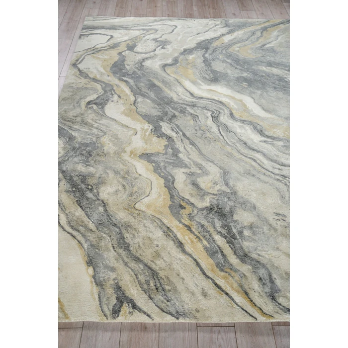 Exquisite Rugs Gianni Gray/Gold 664812X15 12ft.X15ft. Rect. Rug
