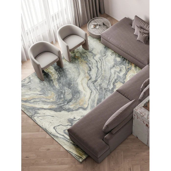 Exquisite Rugs Gianni Gray/Gold 664812X15 12ft.X15ft. Rect. Rug