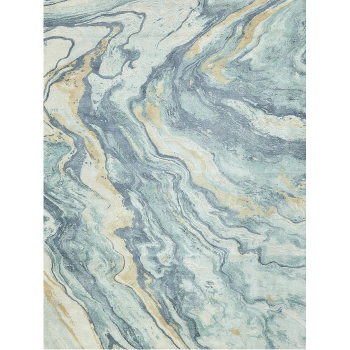 Exquisite Rugs Gianni Blue/Gold 66499X12 9ft.X12ft. Rect. Rug