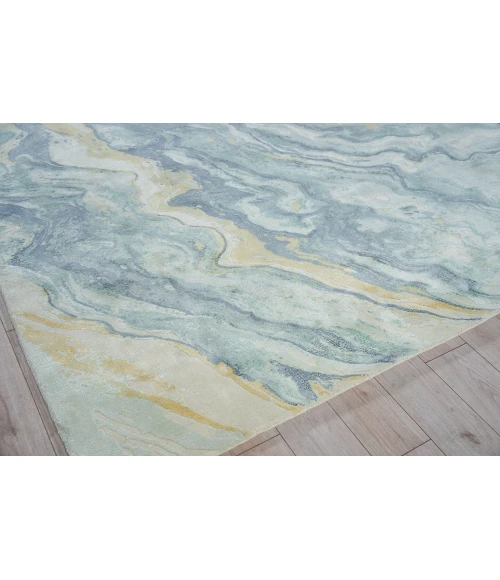 Exquisite Rugs Gianni Blue/Gold 664910X14 10ft.X14ft. Rect. Rug