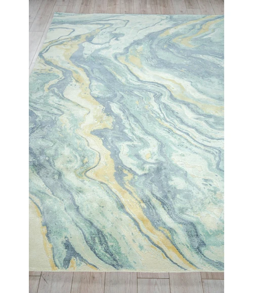 Exquisite Rugs Gianni Blue/Gold 664910X14 10ft.X14ft. Rect. Rug