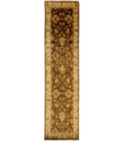 Exquisite Rugs Antique Weave Ziegler Brown/Beige 665826X116 2ft.6in.X11ft.6in. Rect. Rug