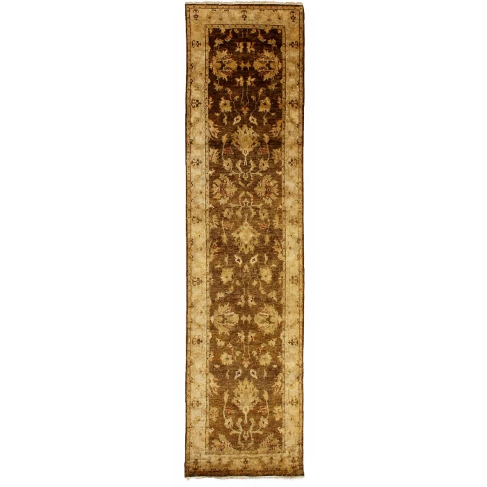 Exquisite Rugs Antique Weave Ziegler Brown/Beige 665826X116 2ft.6in.X11ft.6in. Rect. Rug