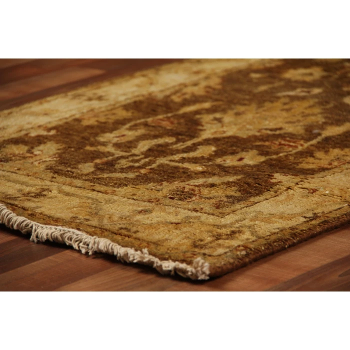 Exquisite Rugs Antique Weave Ziegler Brown/Beige 665826X116 2ft.6in.X11ft.6in. Rect. Rug