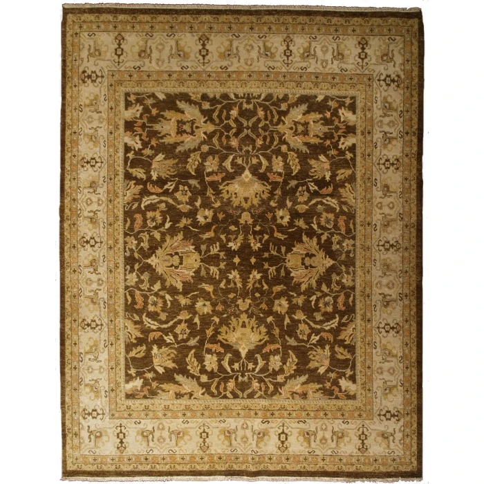 Exquisite Rugs Antique Weave Ziegler Brown/Beige 665826X116 2ft.6in.X11ft.6in. Rect. Rug