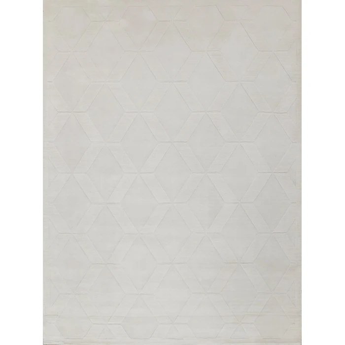 Exquisite Rugs Brunello Modern White 67358X10 8ft.X10ft. Rect. Rug