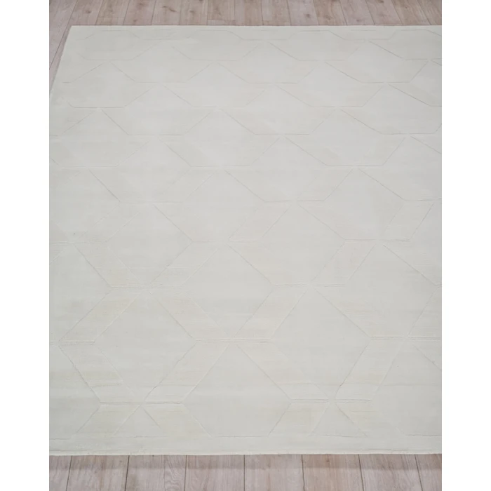 Exquisite Rugs Brunello Modern White 67358X10 8ft.X10ft. Rect. Rug