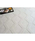 Exquisite Rugs Brunello Modern White 673510X10 SQUARE 10ft.X10ft. SQUARE Square Rug
