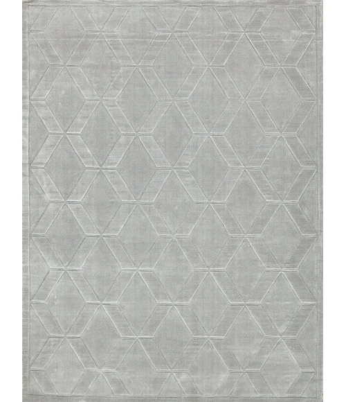 Exquisite Rugs Brunello Modern Light Silver 673614X14 SQUARE 14ft.X14ft. SQUARE Square Rug