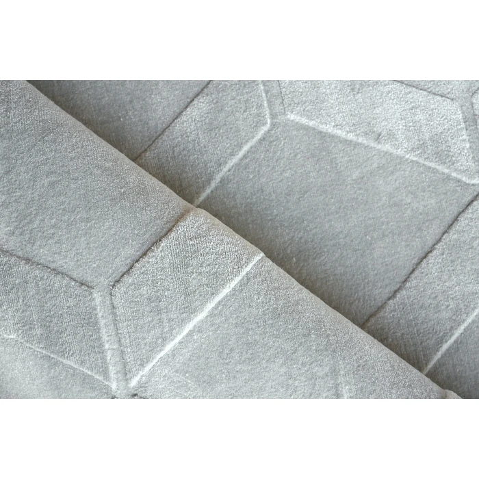 Exquisite Rugs Brunello Modern Light Silver 67366X9 6ft.X9ft. Rect. Rug