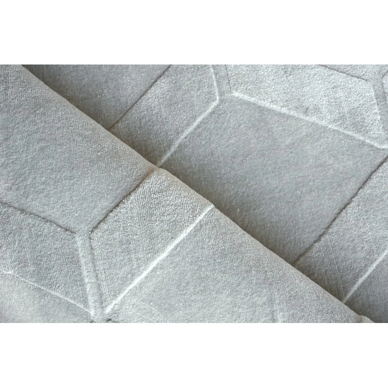 Exquisite Rugs Brunello Modern Light Silver 67366X9 6ft.X9ft. Rect. Rug