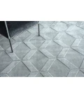 Exquisite Rugs Brunello Modern Light Silver 673614X14 SQUARE 14ft.X14ft. SQUARE Square Rug