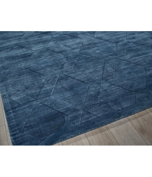 Exquisite Rugs Brunello Modern Navy 673714X14 SQUARE 14ft.X14ft. SQUARE Square Rug