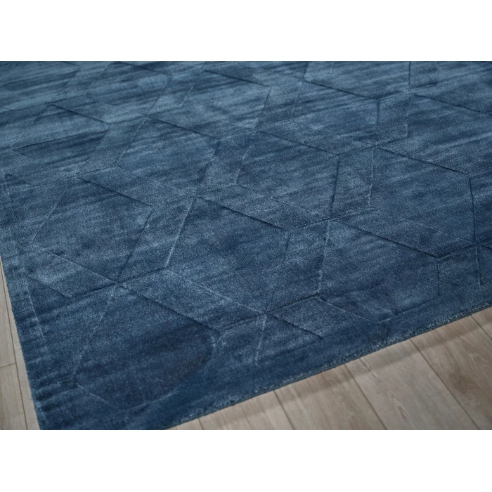 Exquisite Rugs Brunello Modern Navy 673710X14 10ft.X14ft. Rect. Rug