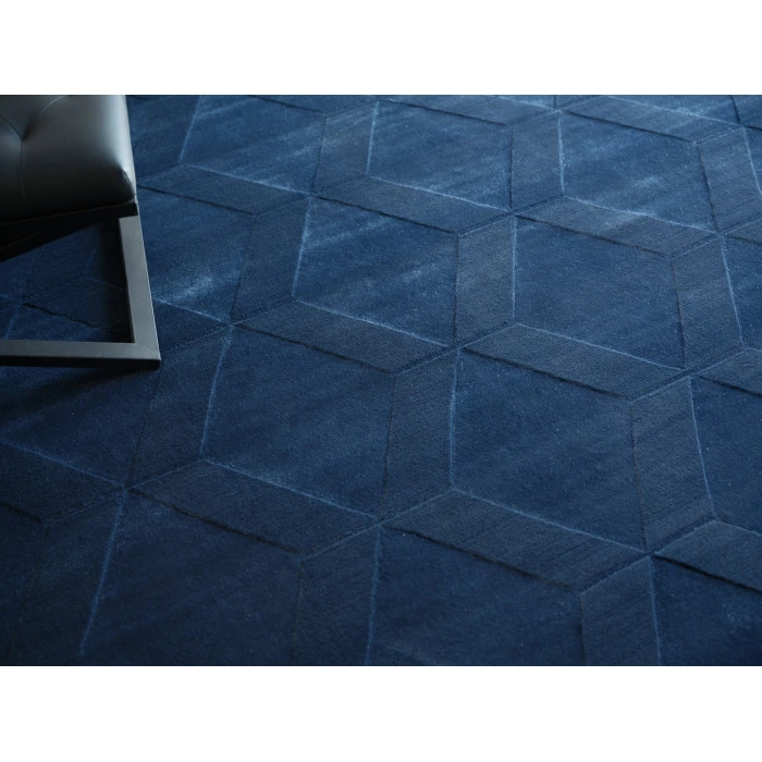 Exquisite Rugs Brunello Modern Navy 673710X14 10ft.X14ft. Rect. Rug