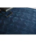 Exquisite Rugs Brunello Modern Navy 673714X14 SQUARE 14ft.X14ft. SQUARE Square Rug