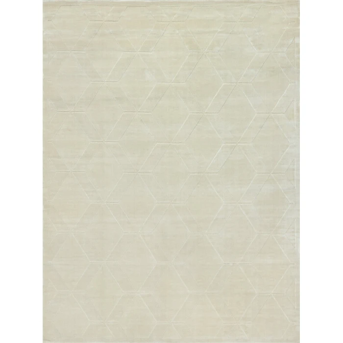 Exquisite Rugs Brunello Modern Light Beige 67391X16 1ft.X1ft.6in. Rect. Rug