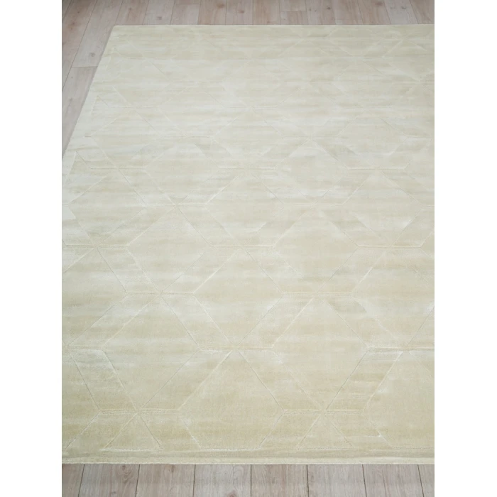 Exquisite Rugs Brunello Modern Light Beige 67391X16 1ft.X1ft.6in. Rect. Rug